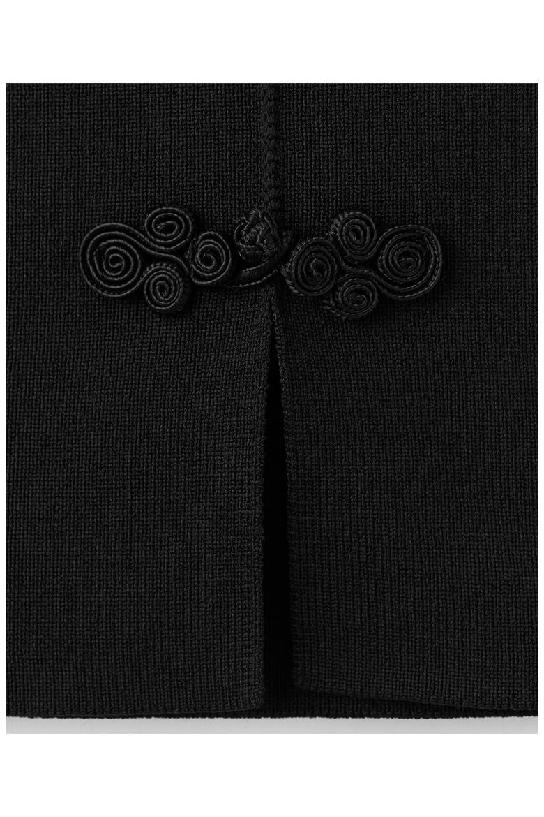 Side Slit Miniskirt, Alternate, color, BLACK
