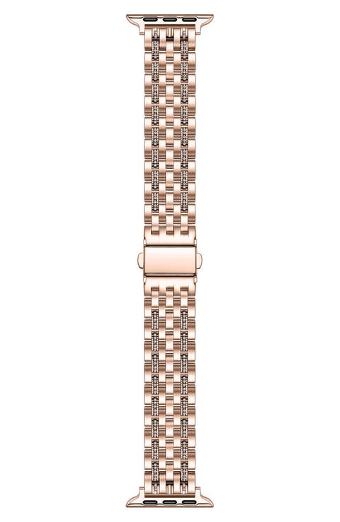 Remy Rhinestone & Stainless Steel Apple Watch® Watchband