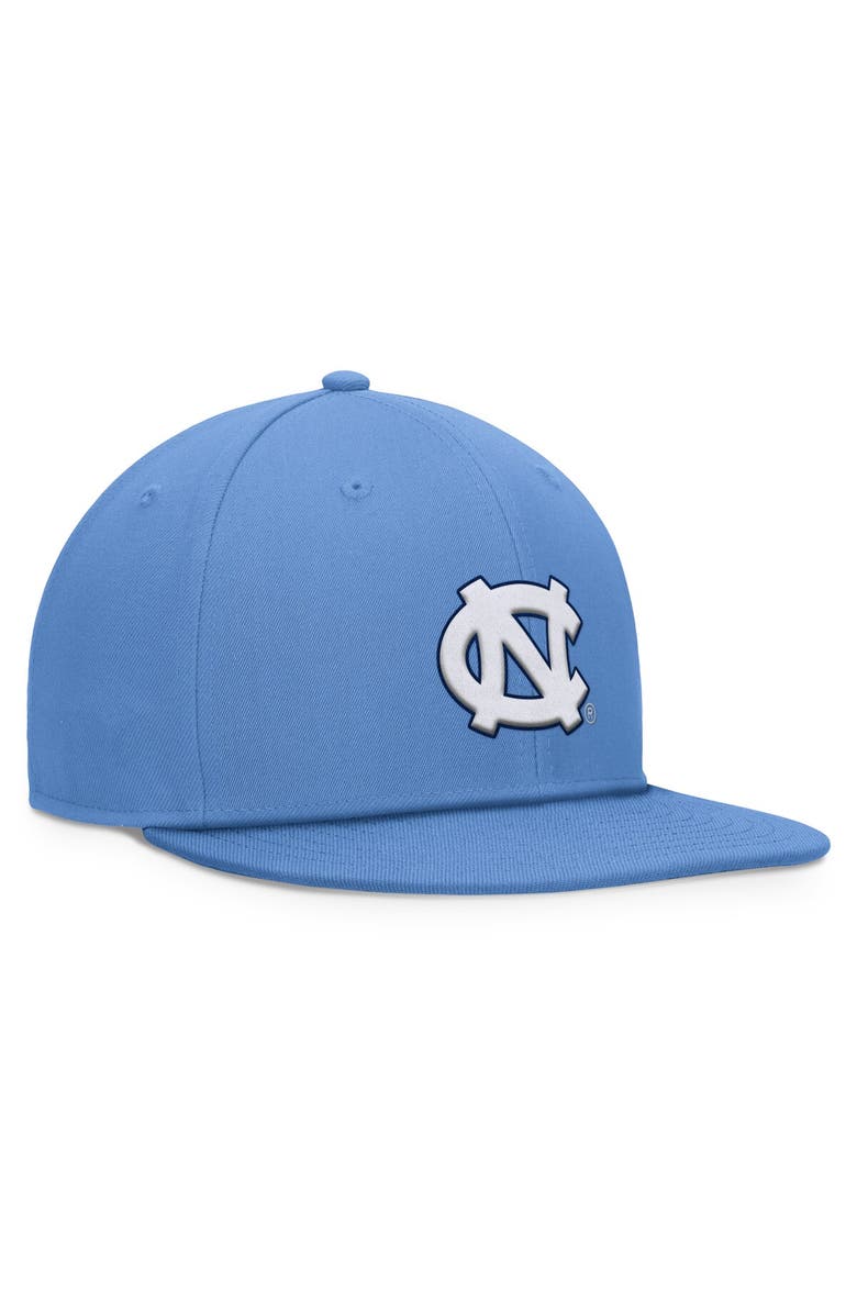 TOP OF THE WORLD Men's Top of the World Carolina Blue North Carolina Tar Heels Fundamental Snapback Hat, Alternate, color, Light Blue