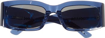 56mm Rectangular Sunglasses
