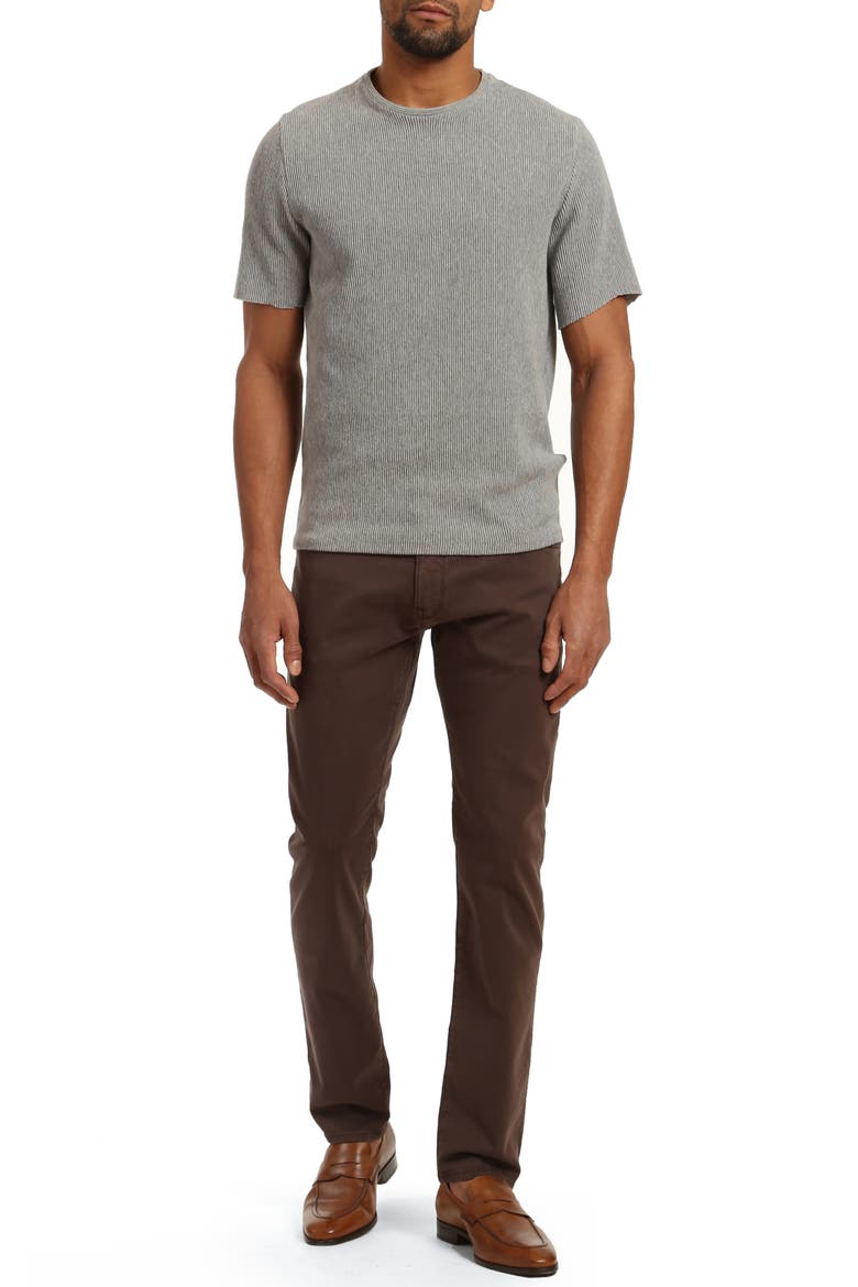 Courage Straight Leg Twill Pants, Alternate, color, FUDGE TWILL