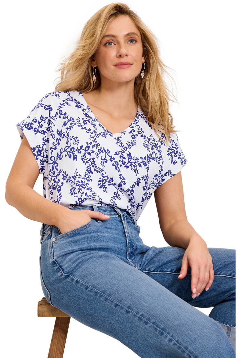 Kauai La Flora Shirt, Alternate, color, WHITE