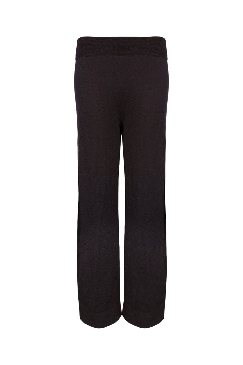 Wide Leg Merino Lounge Pants, Alternate, color, NAVY