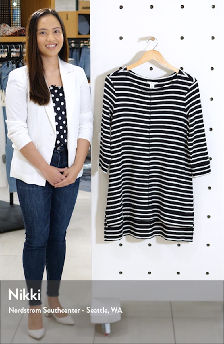 Three Quarter Sleeve Side Slit Tunic, sales video thumbnail