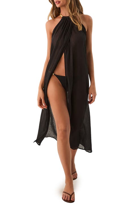 Cloe Halter Cover-Up Dress