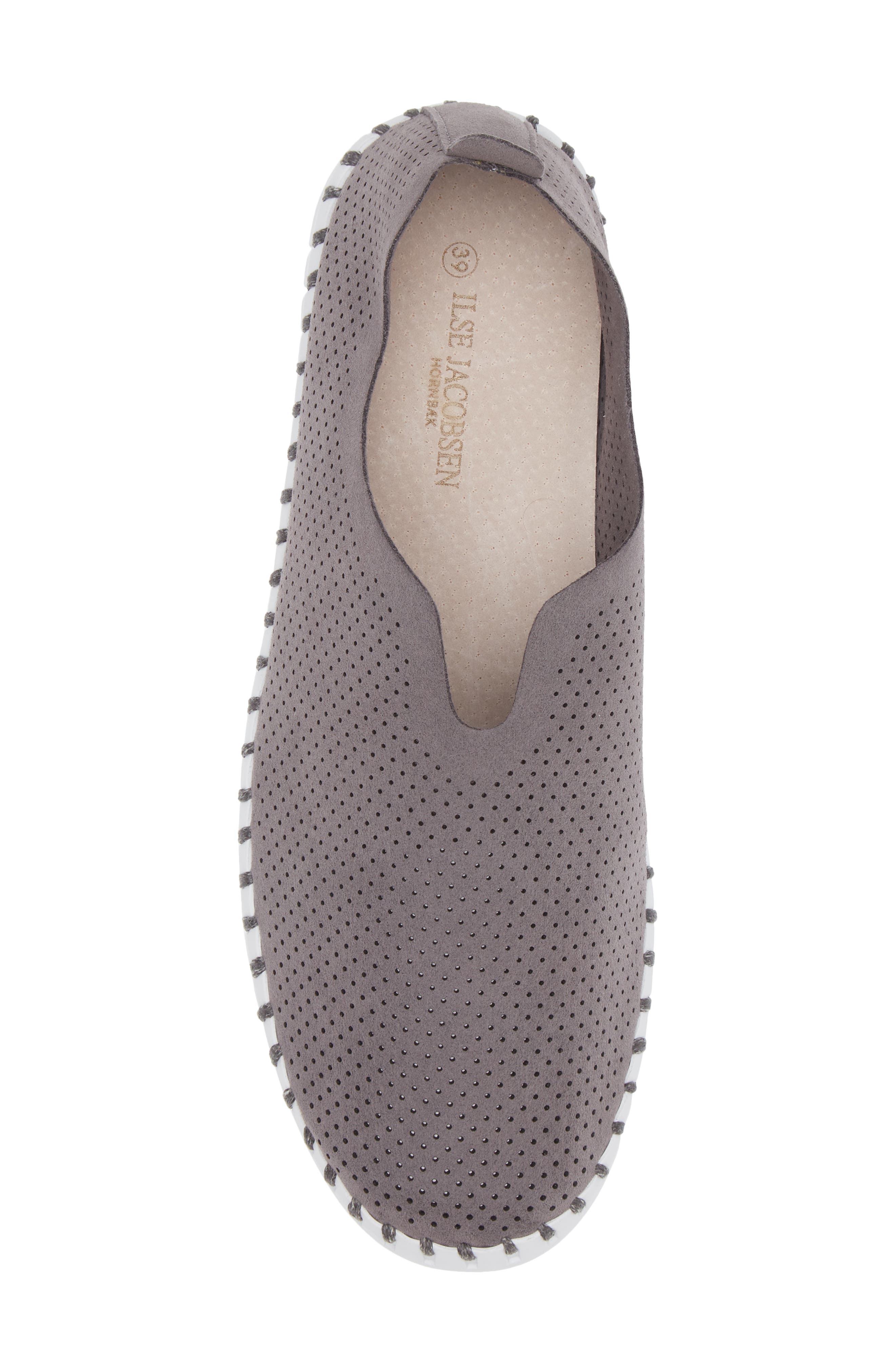Tulip Perforated Sneaker, Alternate, color, SMOKED PEARL
