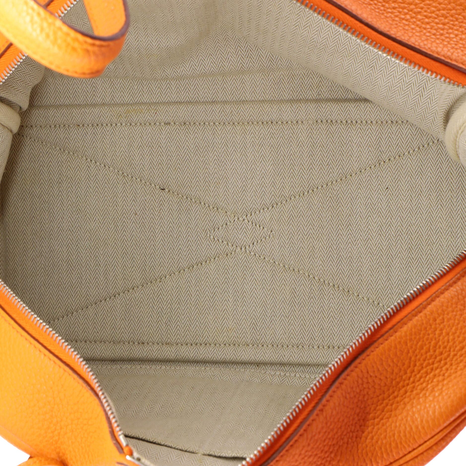 Pre-Owned Hermes Victoria II Bag Clemence 35, Alternate, color, Orange H