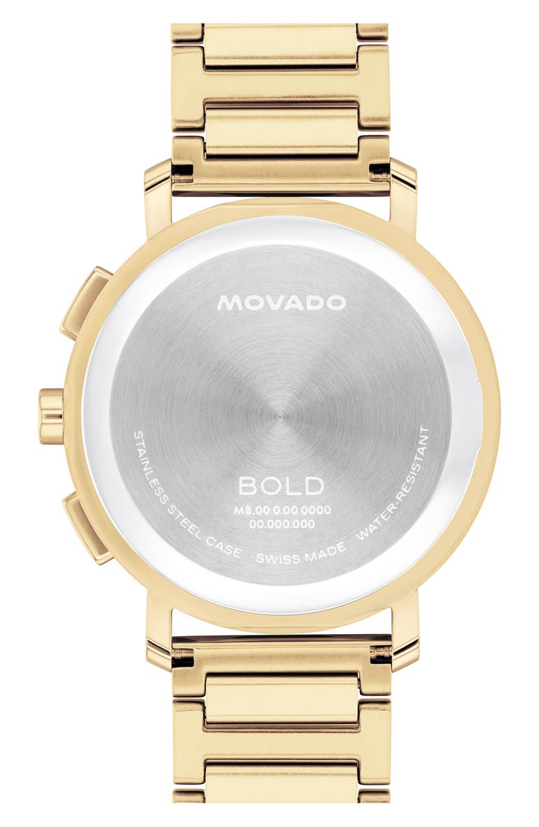 Movado Bold Evolution 2.0 Chronograph Bracelet Watch, 42mm, Alternate, color, Brown