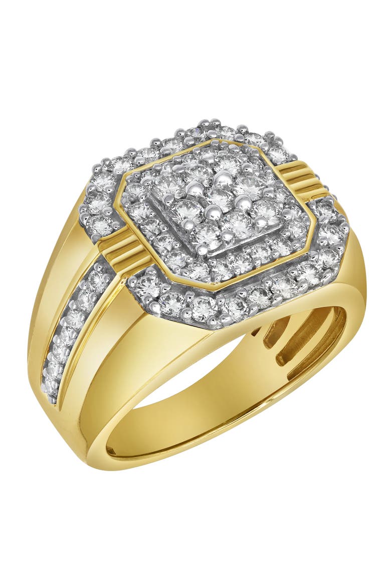 Golden Gloves 14K Yellow Gold Diamond Men Statement Ring - 1.75ct., Alternate, color, 14K Yellow Gold