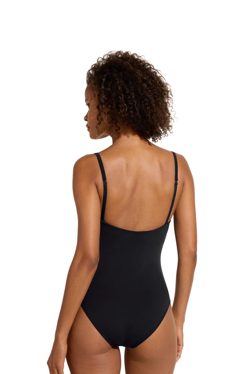 STYLEST DreamSculpt Swim Bodysuit, Alternate, color, Caviar
