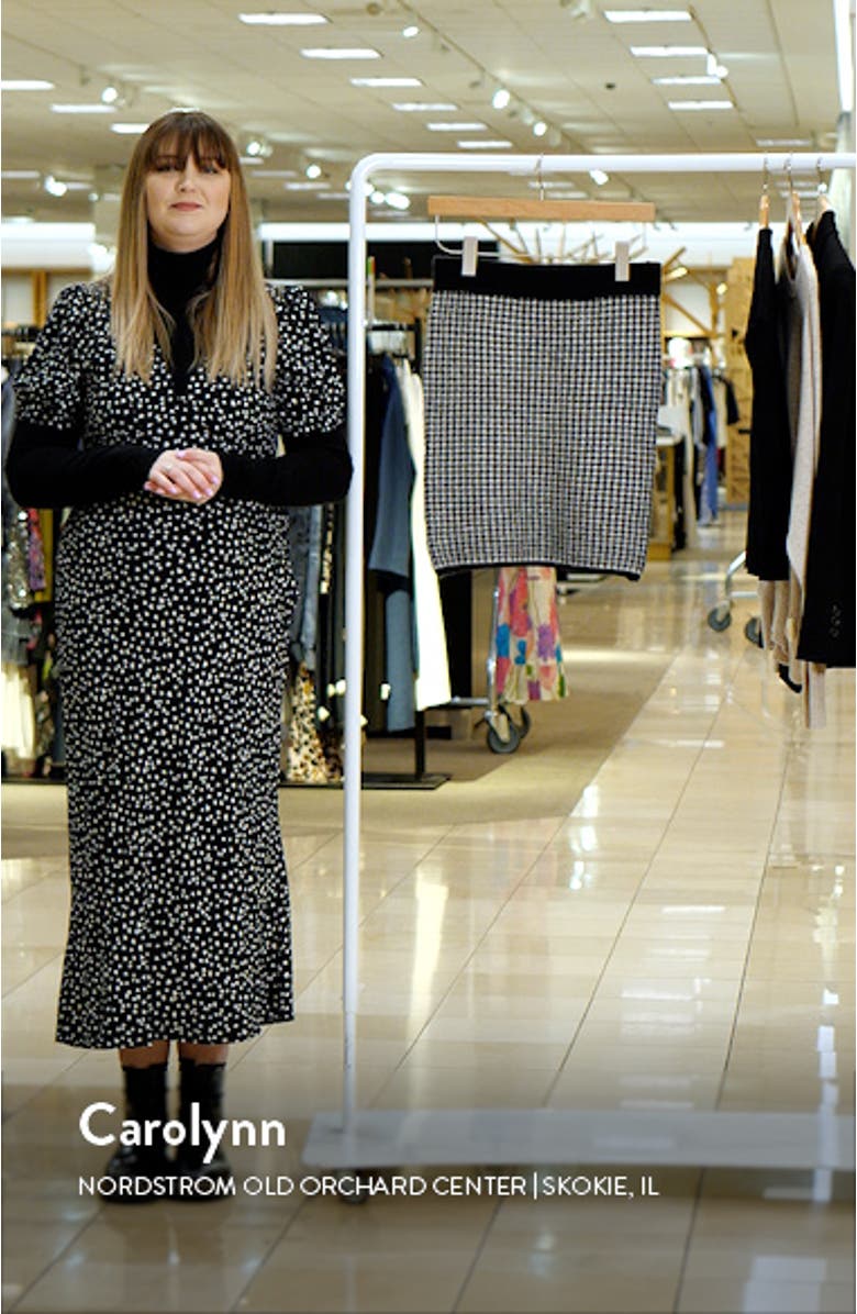 Check Knit Skirt, sales video thumbnail