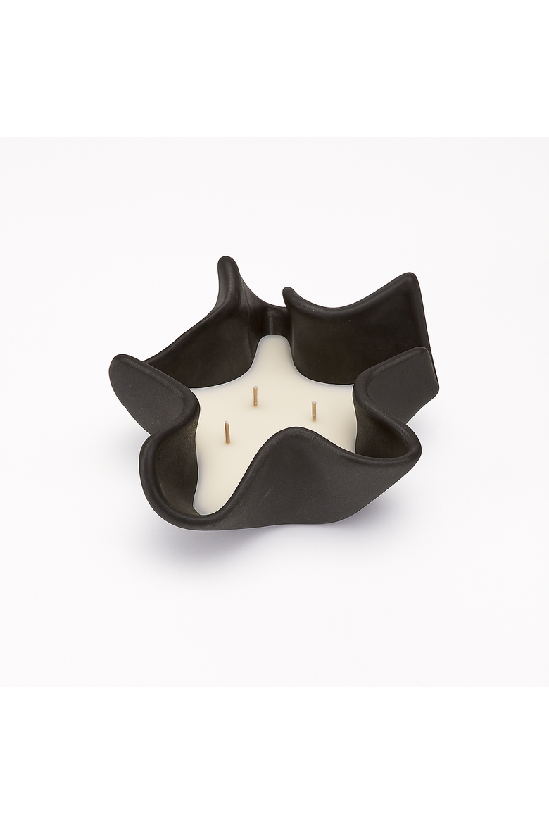 Joy Candle, Alternate, color, Raw Blanc
