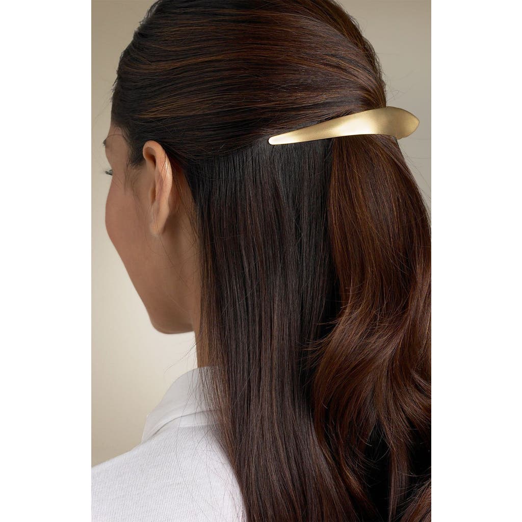 Ficcare Maximas Hair Clip In Matte Gold