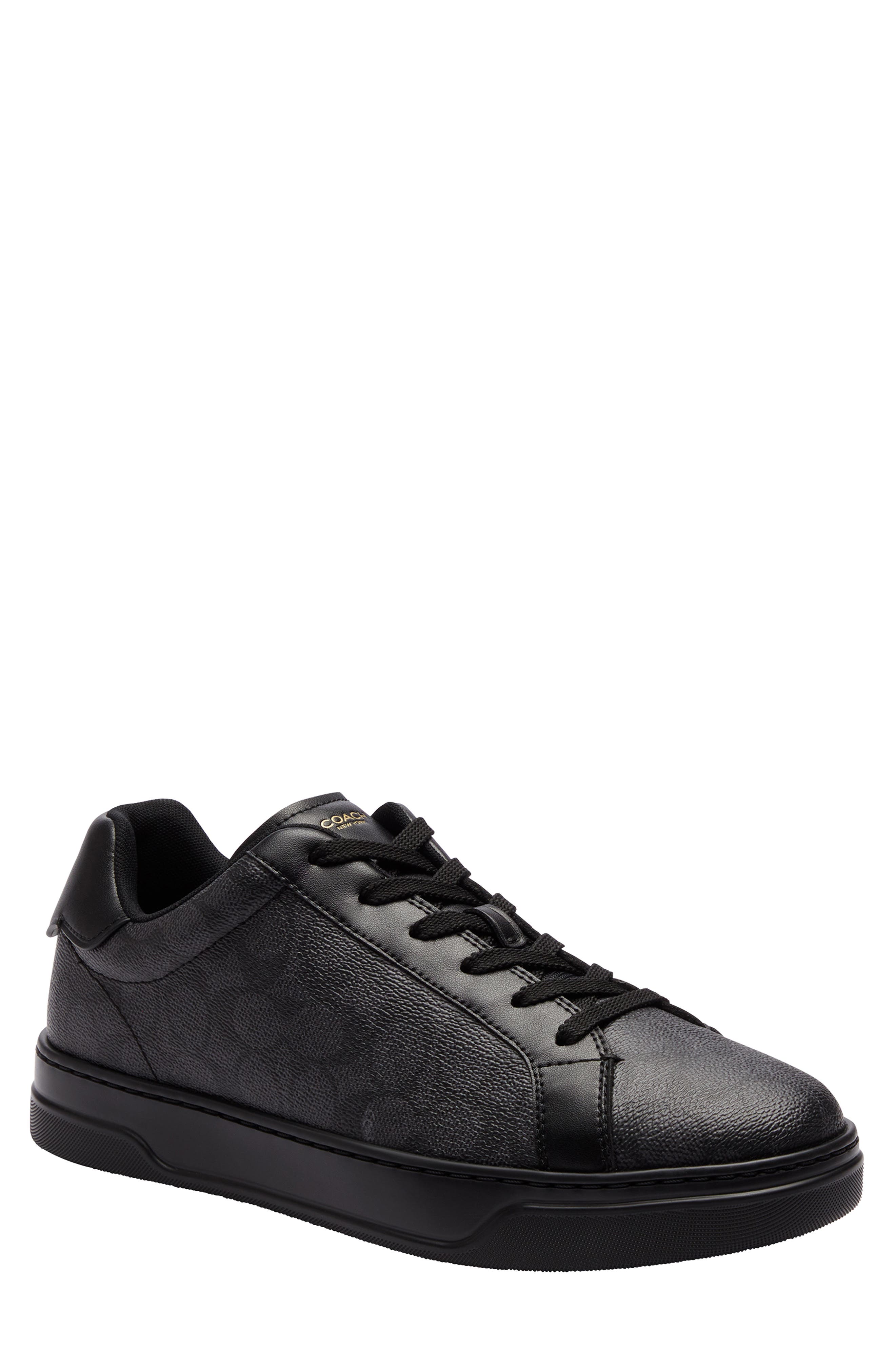 COACH High Line Signature Sneaker, Main, color, Graphite/ Black