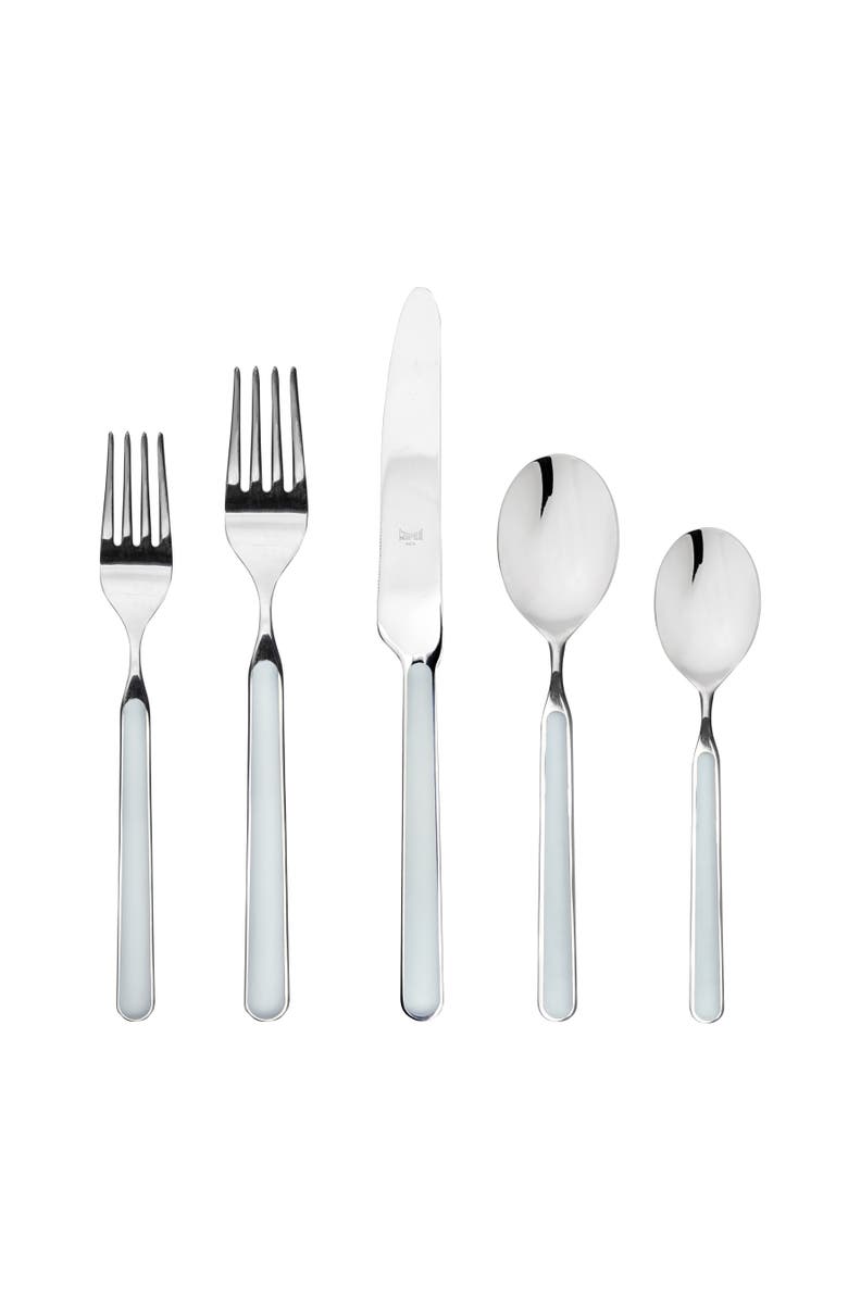 Mepra Fantasia Flatware Set - 5 Pieces, Main, color, Light Blue