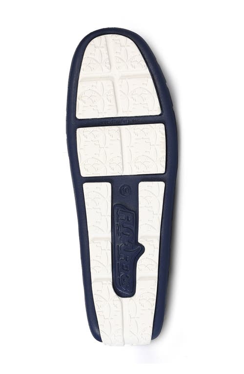 Floafers Country Club Molded Driver Loafer In Blue