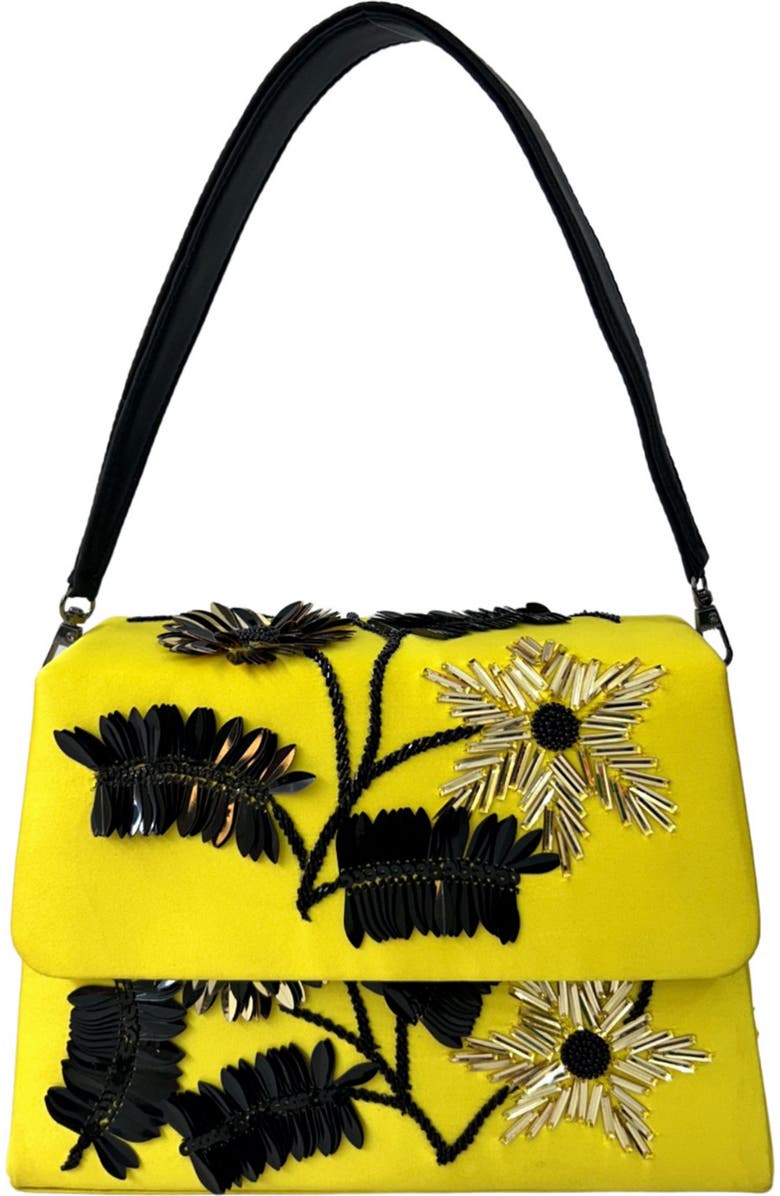 Simitri Daisy Trapezee Bag, Main, color, Daisy