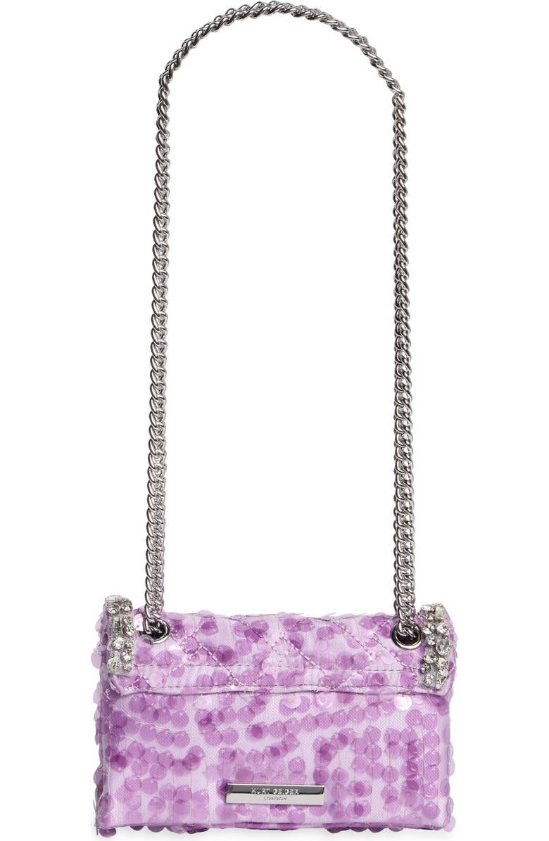 Kurt Geiger London Kensington Embellished Crossbody Bag, Alternate, color, Light/ Pastel Purple