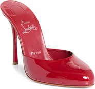 Christian Louboutin Dolly Patent Leather Heeled Mule
