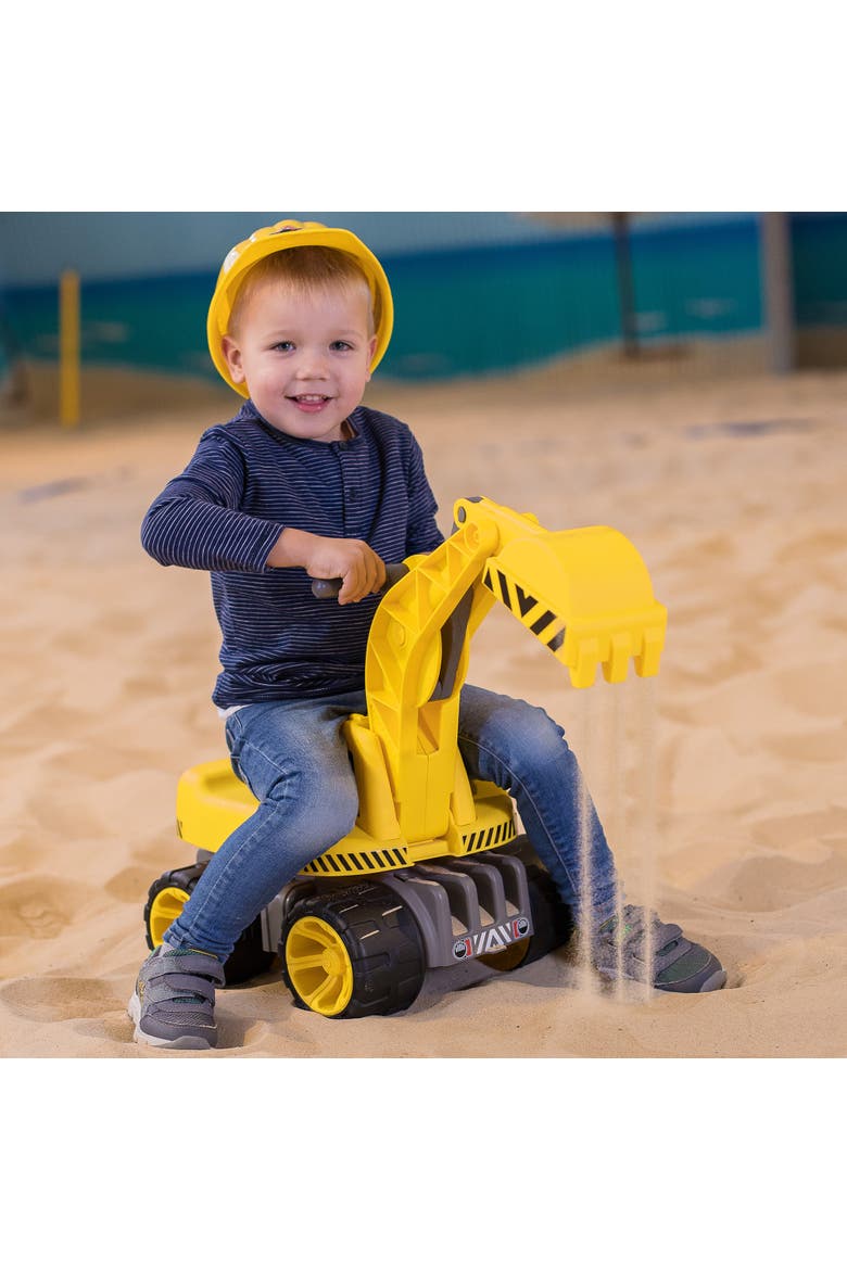 Power Worker Maxi Digger Excavator Vehicle, Alternate, color, Yellow