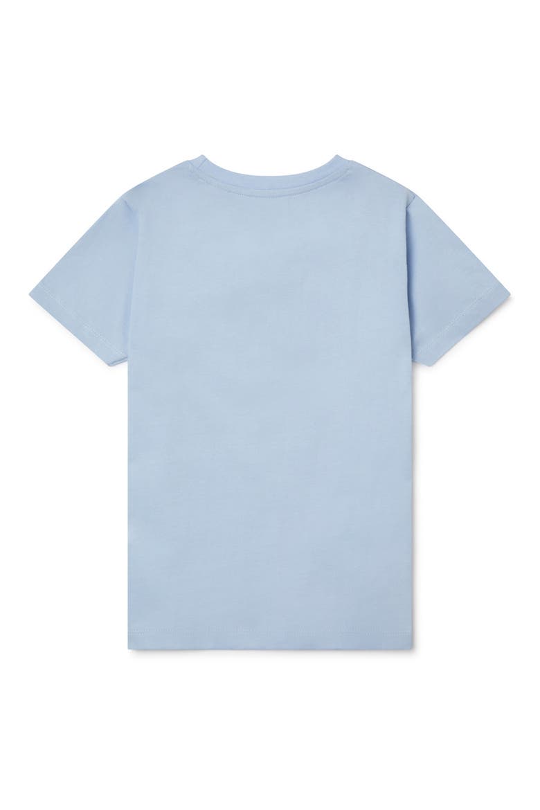 Kids' Hippo Cotton Graphic Tee, Alternate, color, BLUE