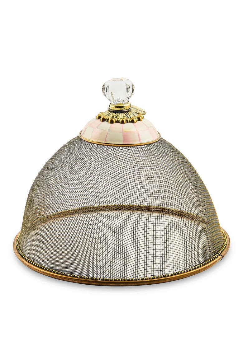 Rosy Check Small Mesh Dome, Main, color, ROSY