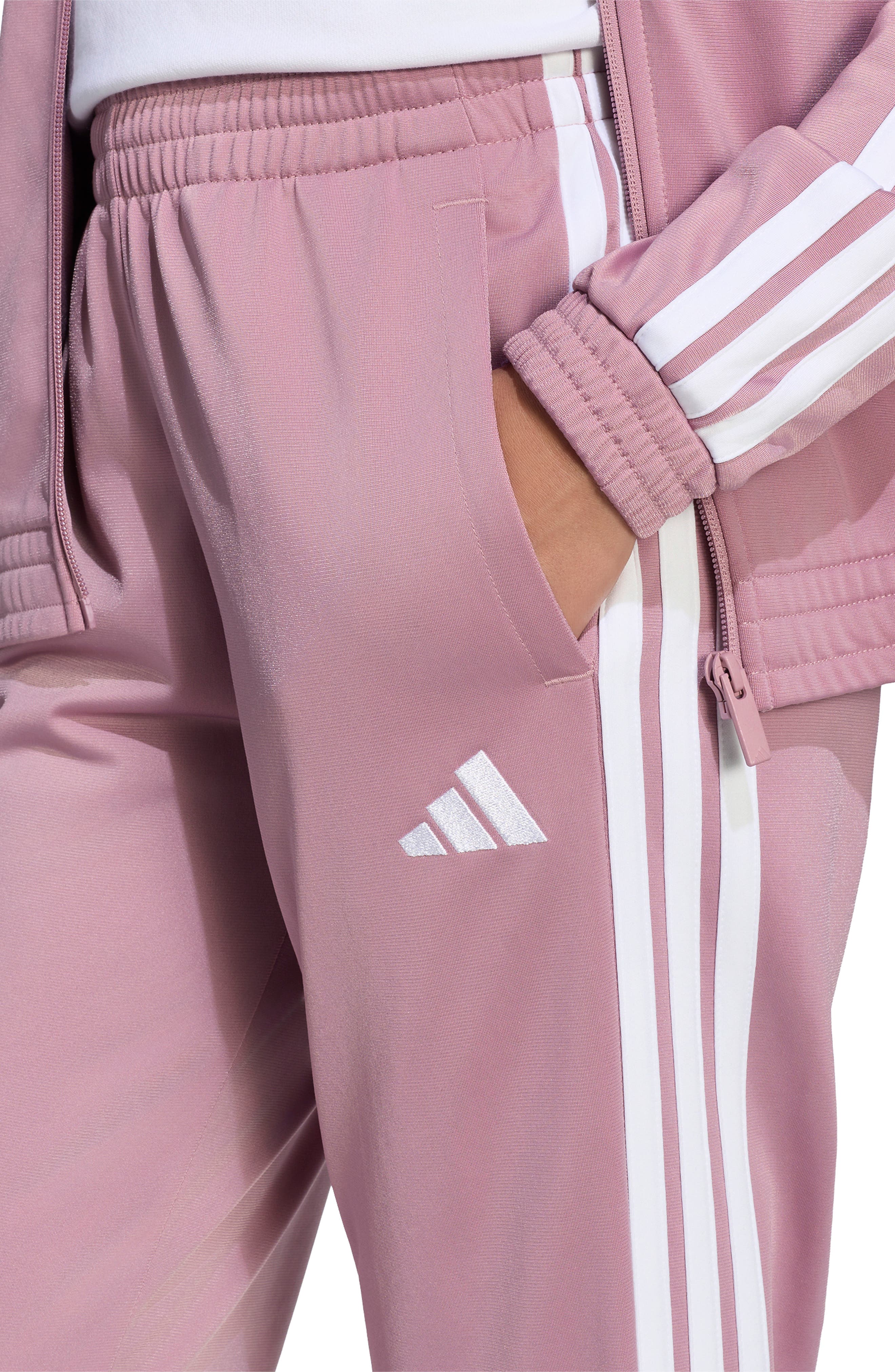 adidas Essentials 3-Stripes Tricot Joggers (Women) | Nordstromrack