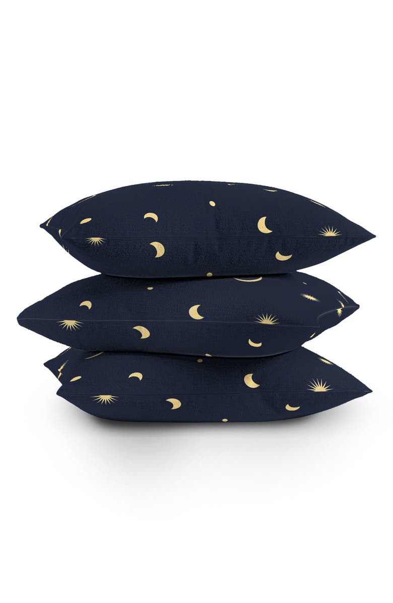 Celestial Moon & Stars Throw Pillow