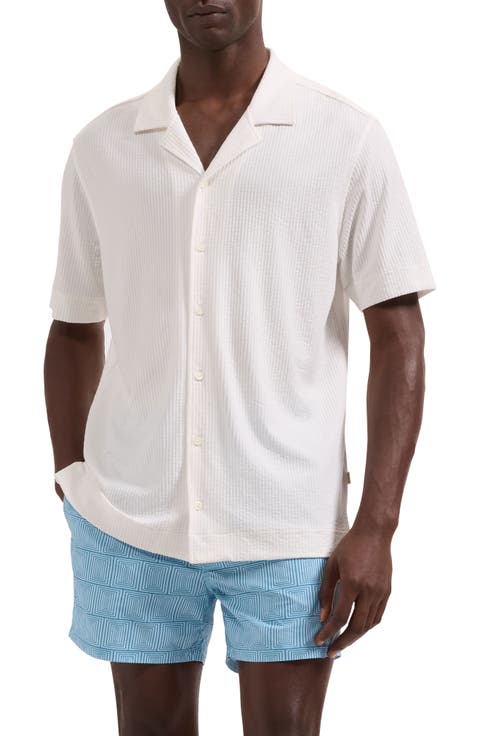 Seersucker Camp Shirt