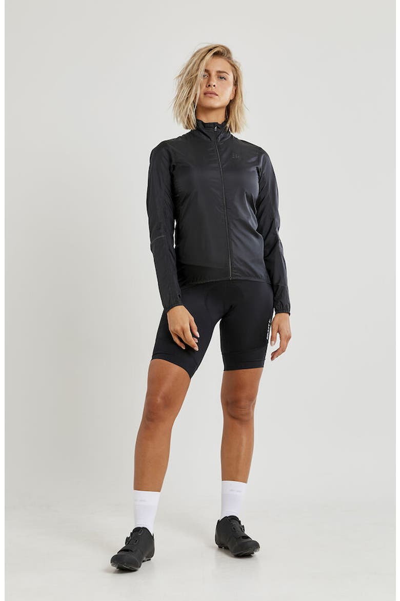 Essence Light Wind Packable Jacket, Alternate, color, BLACK