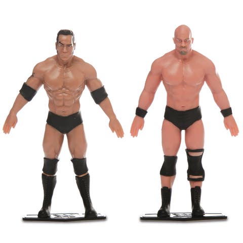 The Rock & Stone Cold Steve Austin 2 Character Pack 3+
