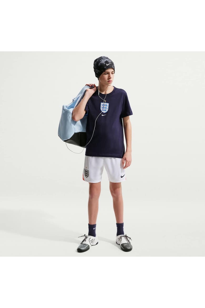 Youth Nike White England National Team 2026 Home Stadium Replica Shorts, Alternate, color, White