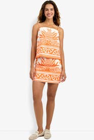 Trina Turk High Rise Rico Tropical Print Skirt