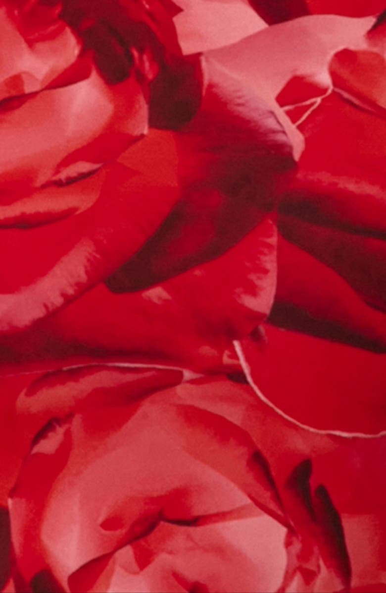 Naked Wardrobe Bare Body Printed Closed Toe Leggings, Alternate, color, Rouge Rose