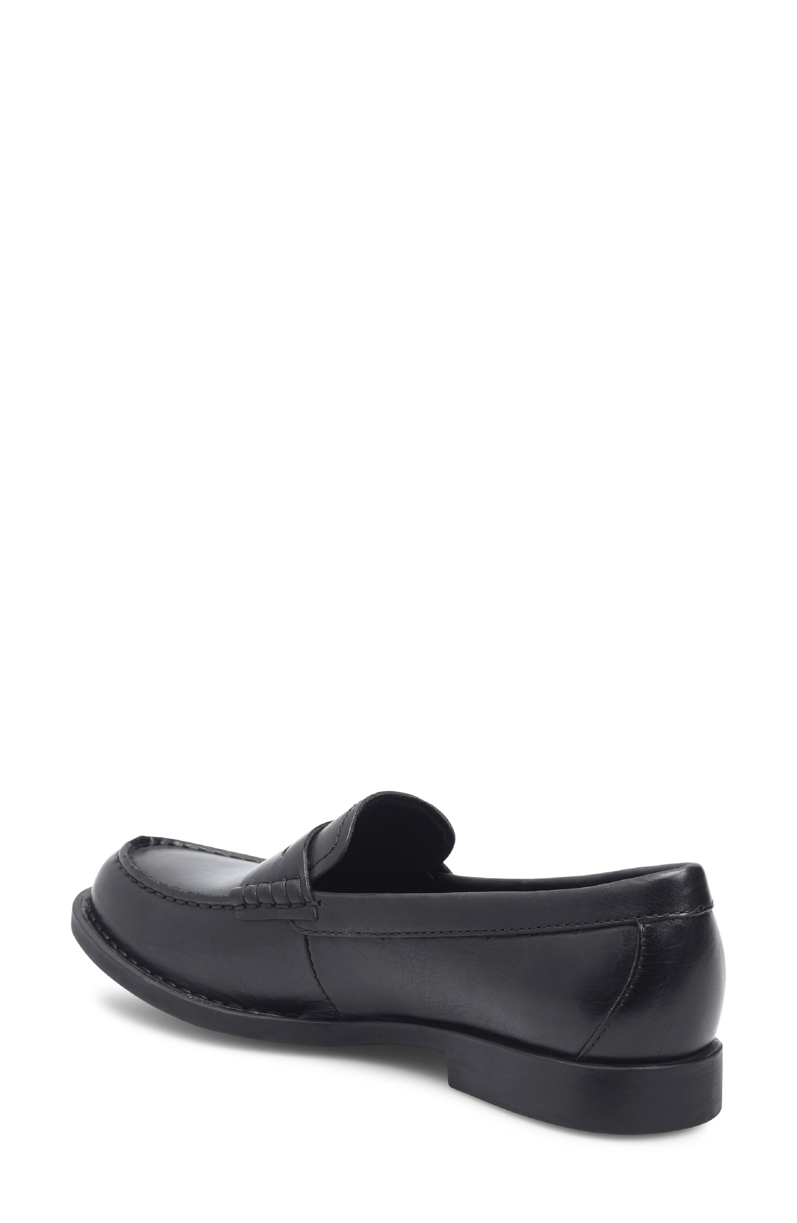 Børn Macie Penny Loafer, Alternate, color, Black Leather