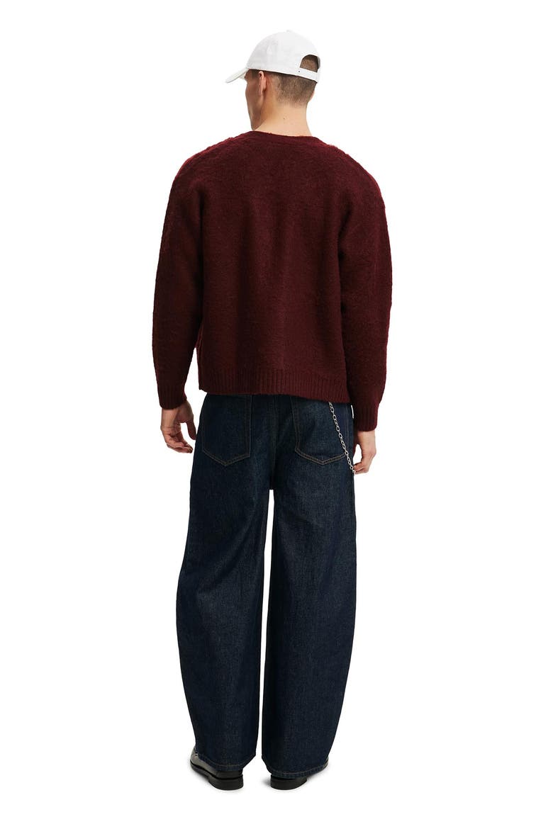 Men's Baggy Barrel Jean, Alternate, color, PLEAT SHUTTER BLUE
