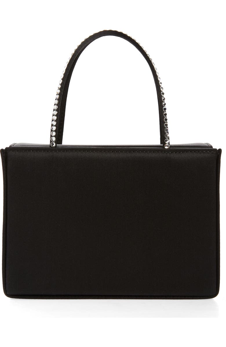 Amina Muaddi Amini Gilda Leather Top Handle Bag, Alternate, color,