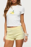 EDIKTED Lemon Patch Baby T-Shirt