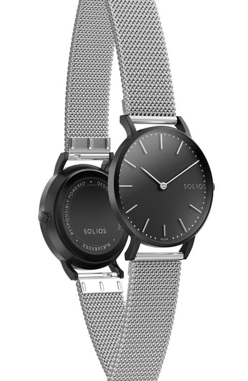 Solios Watches The Solar Classic | Black Dial
