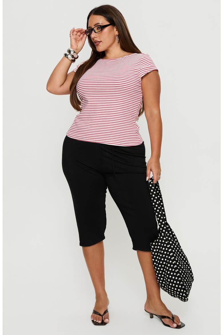 Cayte Capri Pants, Alternate, color, BLACK