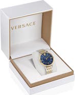 Versace V-Eternal Stainless Steel Strap Watch, 42mm