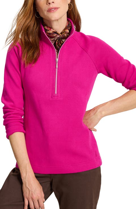 New Aruba Stretch Cotton Half Zip Pullover