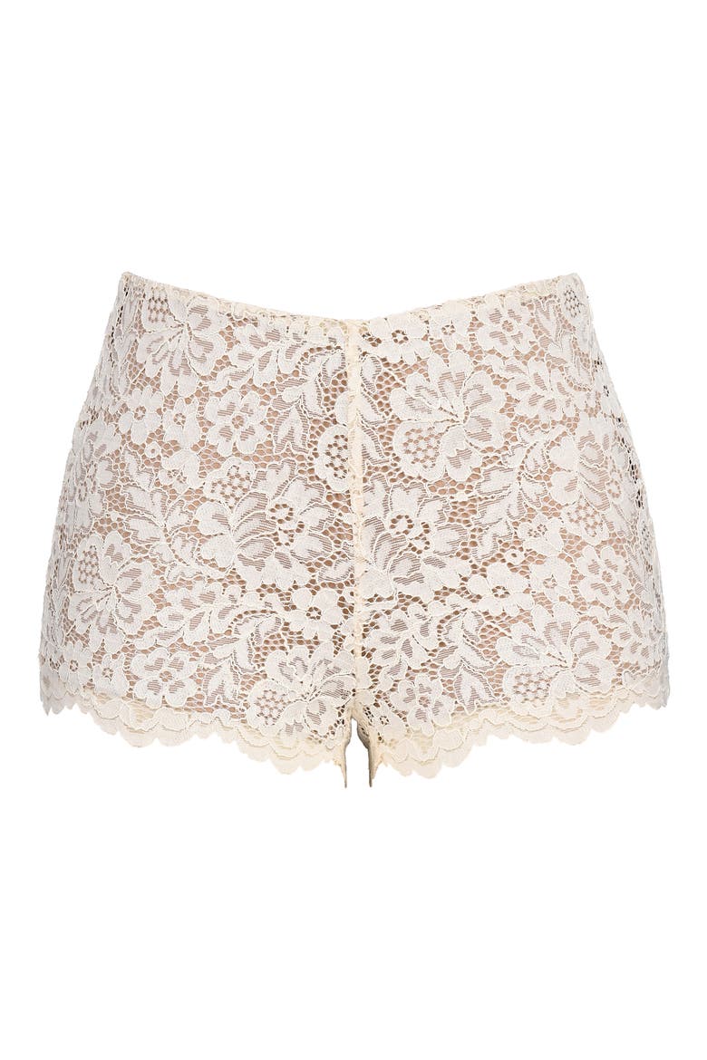 Margot Vintage Corded Lace Micro Shorts (Women) | Nordstrom