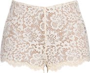 HOUSE OF CB Margot Vintage Corded Lace Micro Shorts