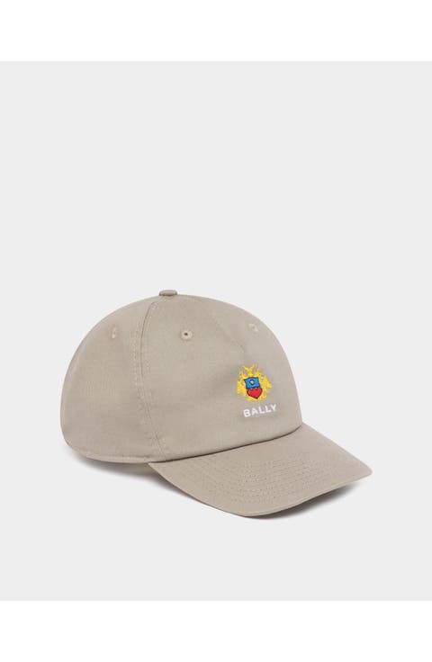 Baseball Hat in Cotton With the Bally Crest