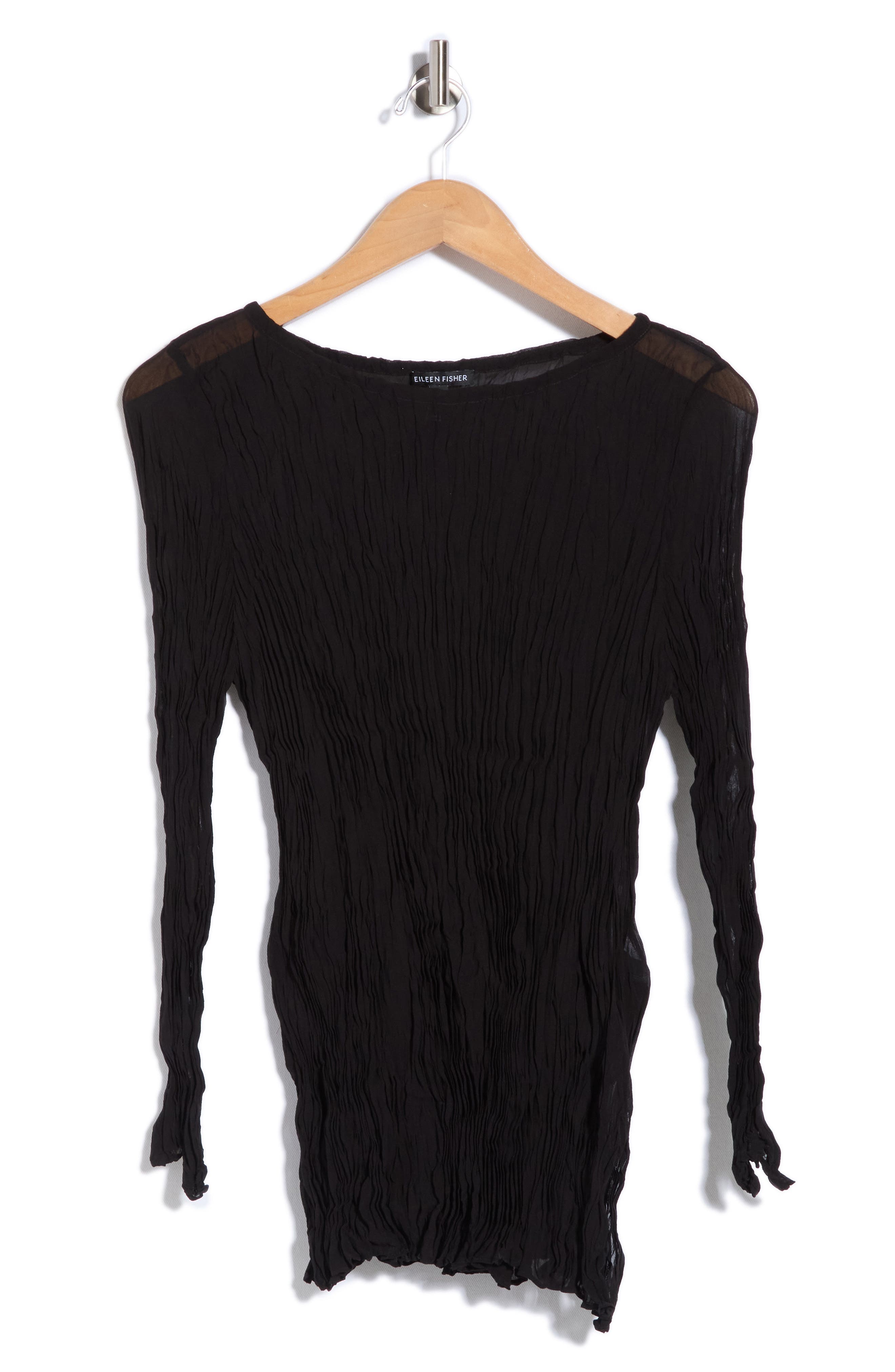 Bateau Neck Silk Tunic