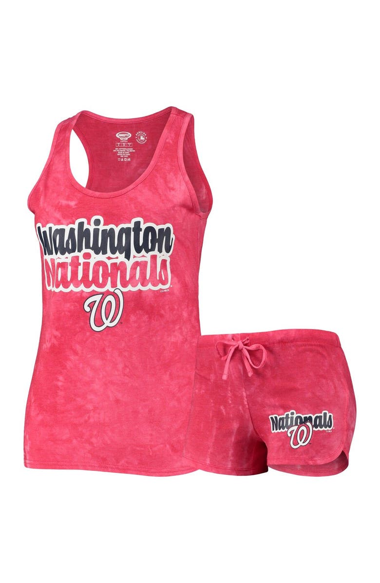 CONCEPTS SPORT Women's Concepts Sport Red Washington Nationals Billboard Racerback Tank Top & Shorts Set, Main, color, Red
