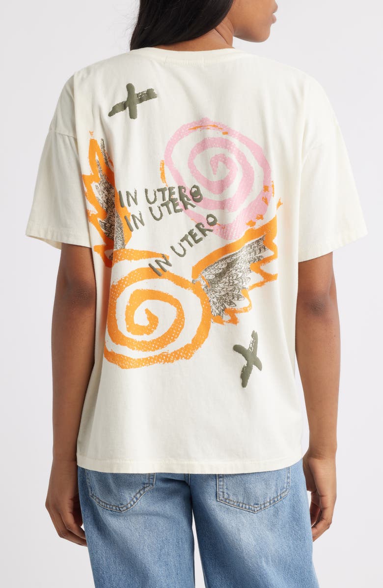 Daydreamer Nirvana In Utero Cotton Graphic T-Shirt, Alternate, color,