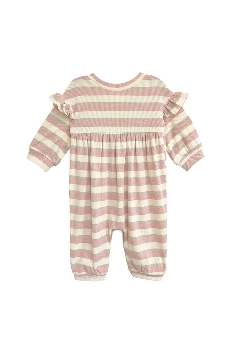 Mabel + Honey Candy Stripe Romper, Alternate, color, Pink