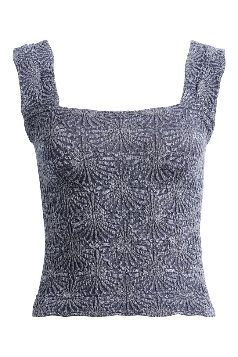 Love Letter Floral Knit Camisole, Alternate, color, PEACOAT